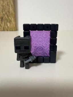 Фігурка Скелет і портал з майнкрафт